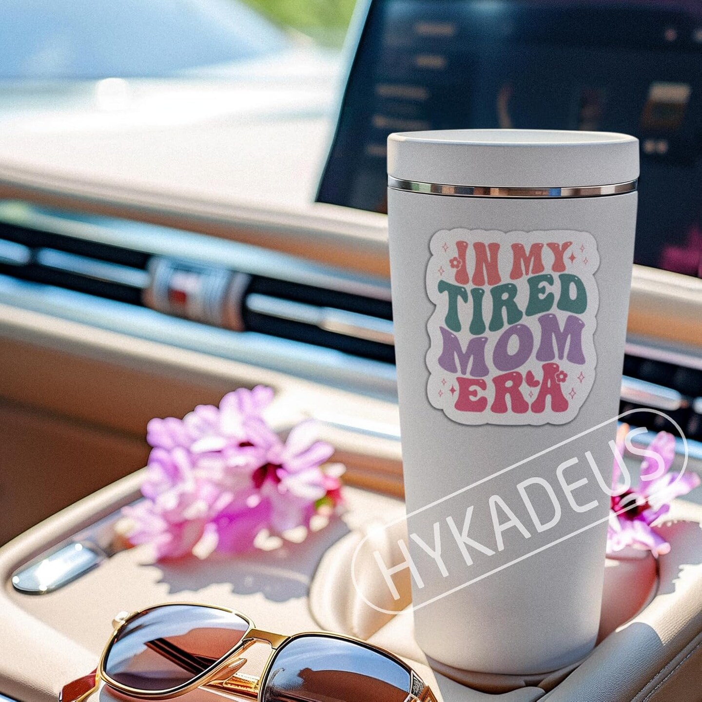 (3Pcs) in My Girl Mom Era Sticker Girl Mom Sticker Girl Mom Decals Mom Stickers, Waterproof Vinyl Decals for Water Bottle, Book, Tumbler, Cup, Laptop, Gifts for Mom Mama Mother&#x27;s Day, Size 3&#x22; x 2.6&#x22;