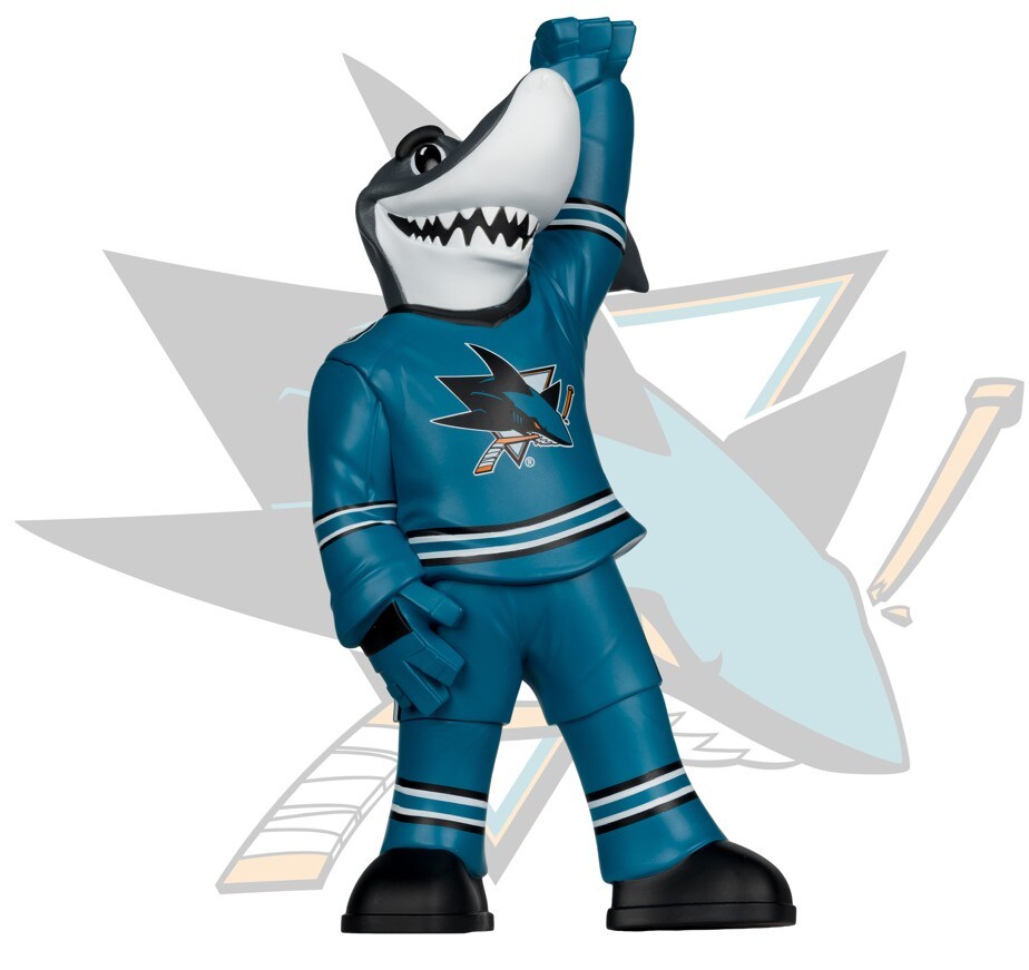 S.J. Sharkie San Jose Sharks McFarlane NHL 8" Vinyl Mascot Figure
