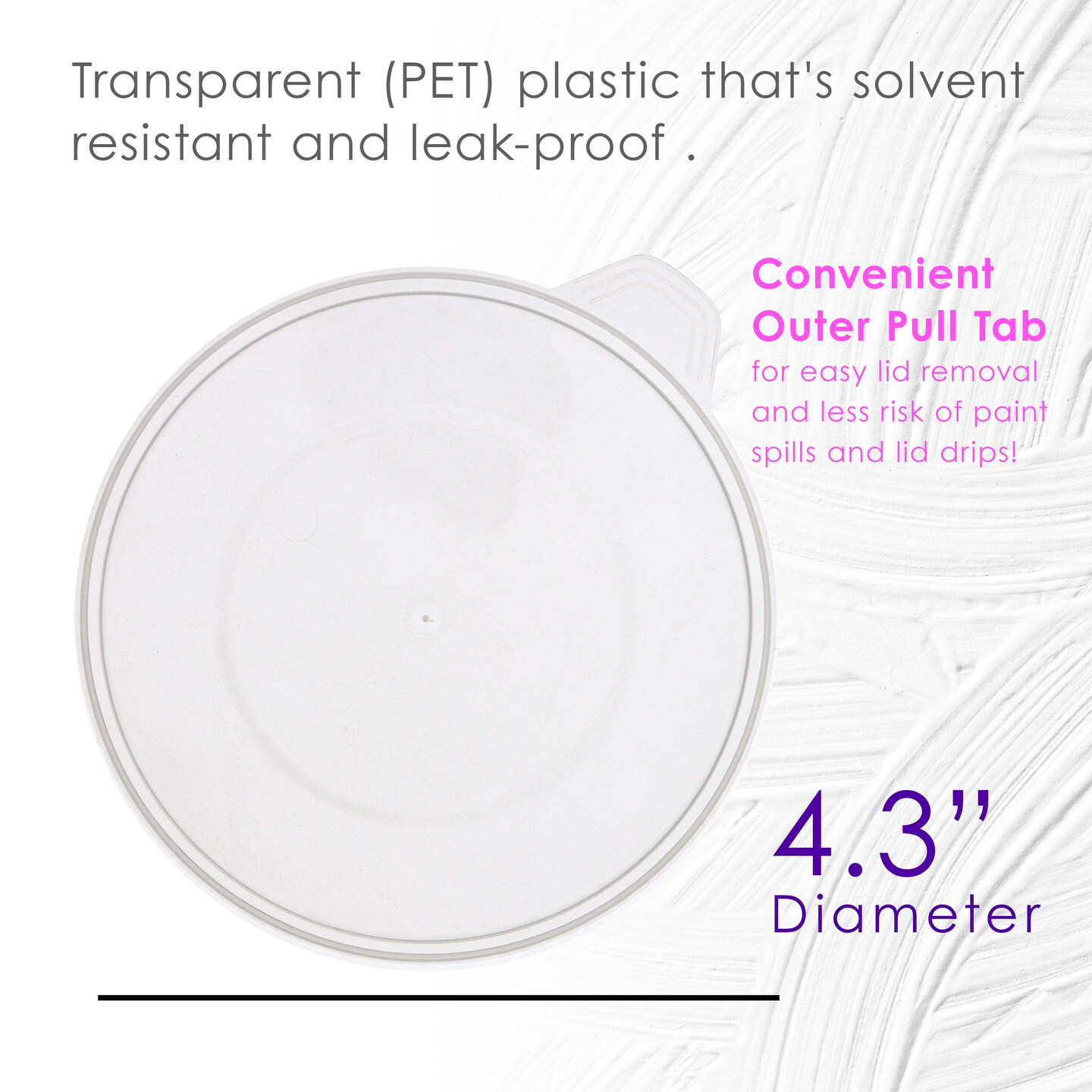 Pouring Masters 12-Pack Mixing Cup Lids for 20 Oz (600ml) Graduated Plastic Measuring Cup Lids - Storage Seal Top for Pouring Masters Automotive Paint Mixing Cups, Epoxy Resin, Art Supplies