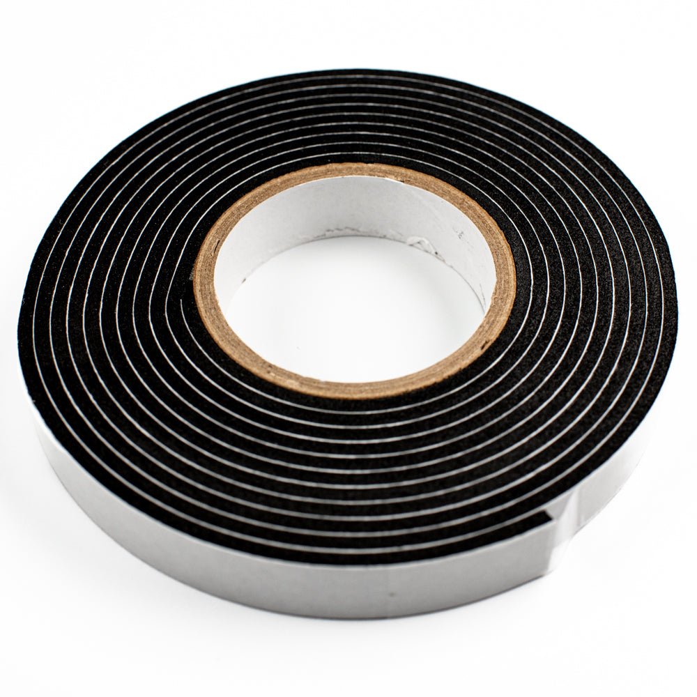 Bee Creative Foam Tape Roll – Black Double-Sided Adhesive | 1/2" x 2.2 Yards | 2mm Thick