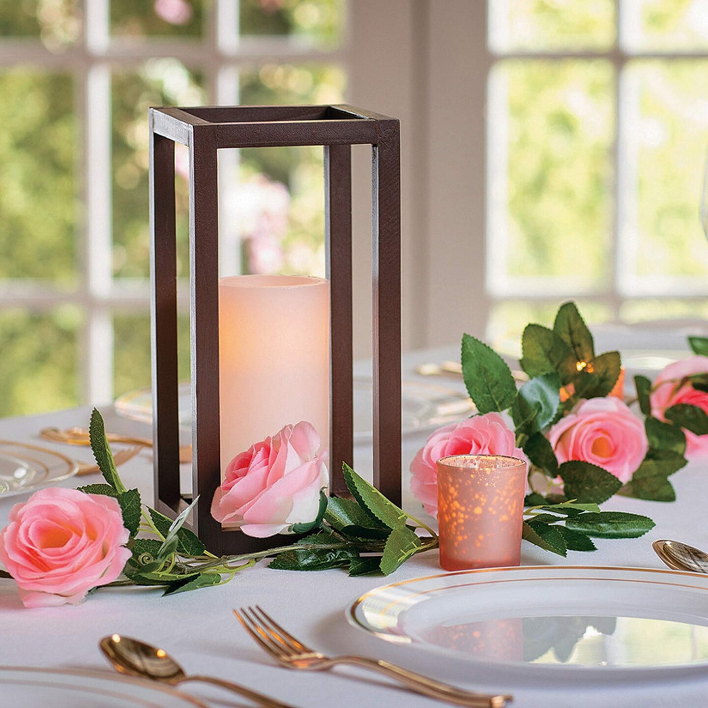 6 Feet Blush Rose Garland
