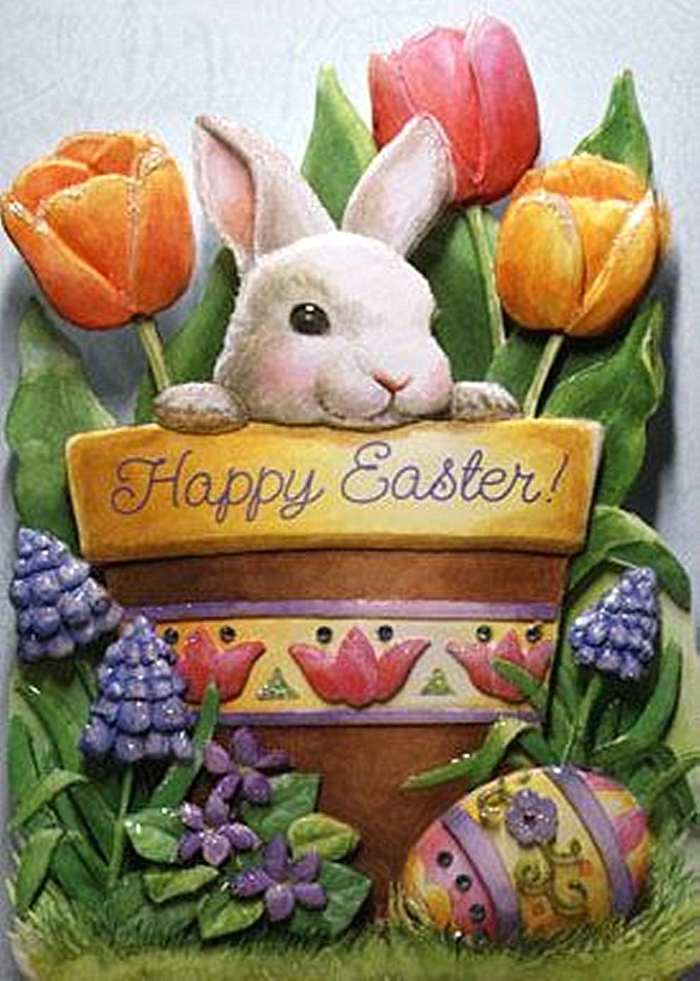 5D Easter Bunny Diamond Painting Kits