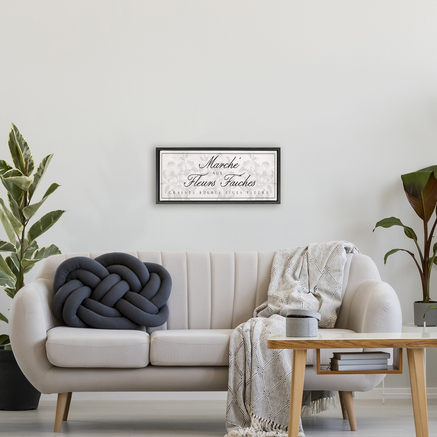 Stupell Industries Vintage French Flower Market Floating Frame, design by Lil' Rue