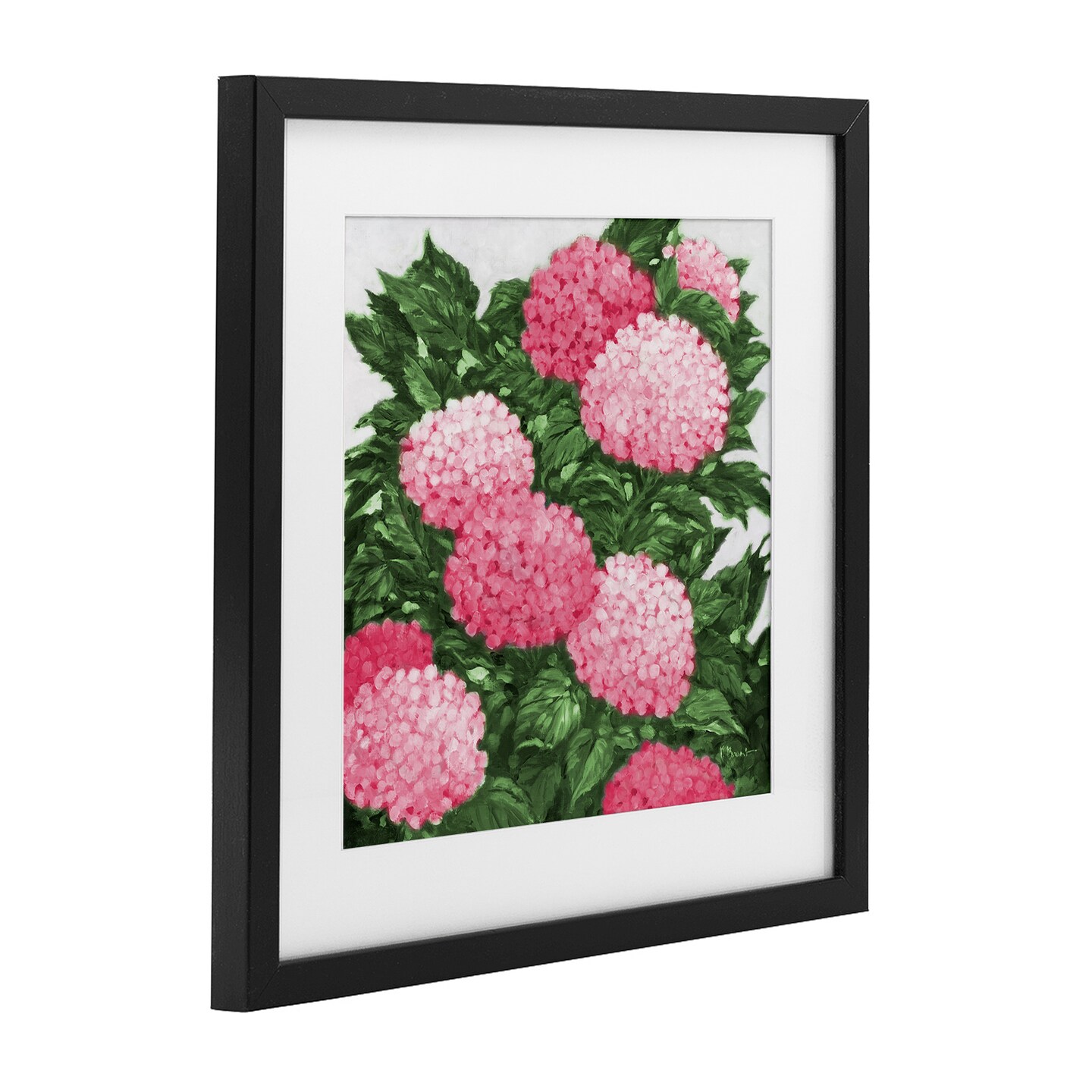 Stupell Industries Impressions Of Hydrangeas Framed Print Under Glass, design by Paul Brent