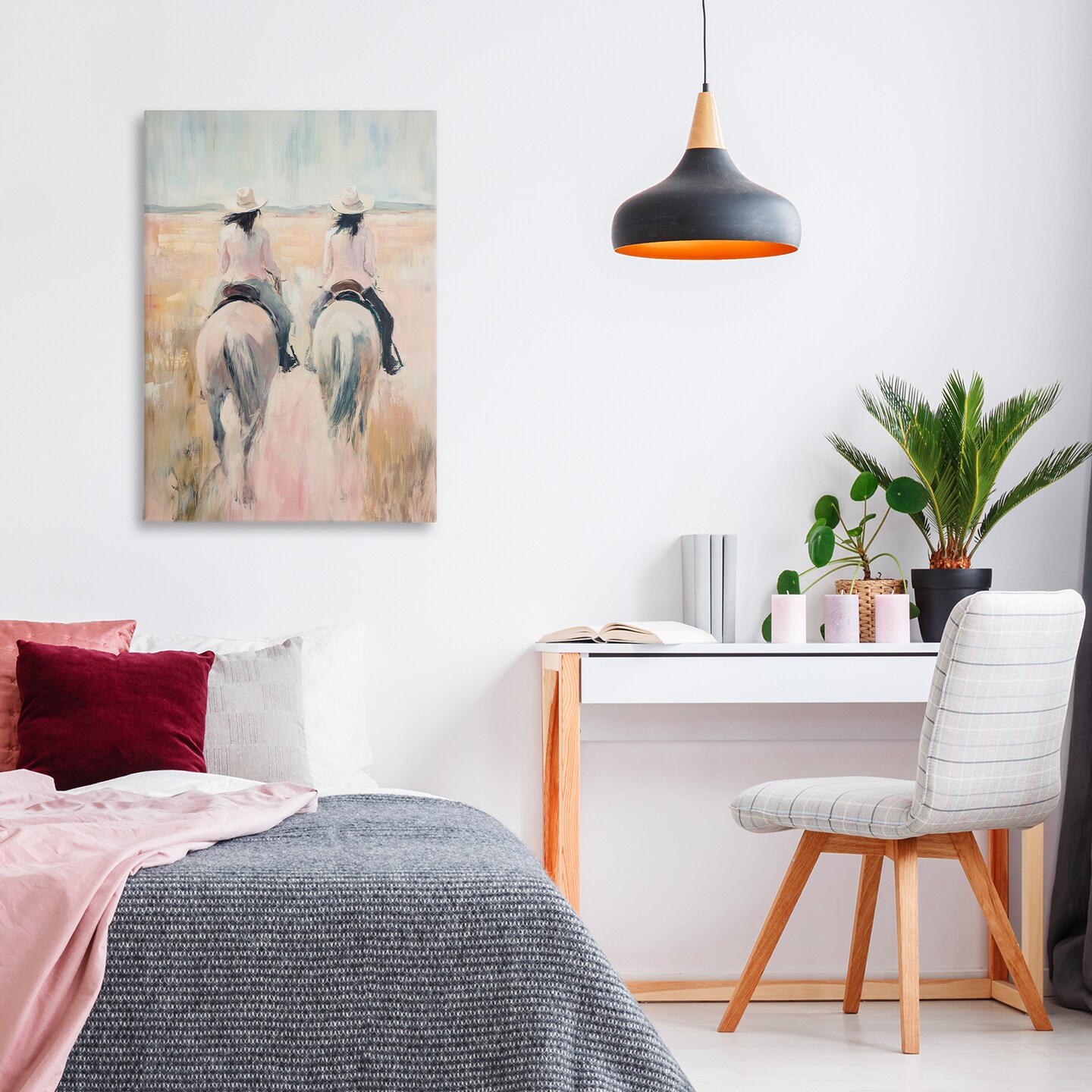 Stupell Industries Twin Cowgirl Riders Canvas, design by Heidi Kuntz