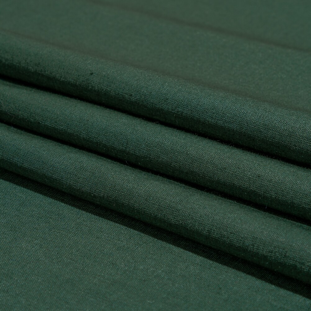 1 Yard Hunter Green Mercerized Organic Egyptian Cotton Voile Sustainable Solid Fabric 57 inch Width