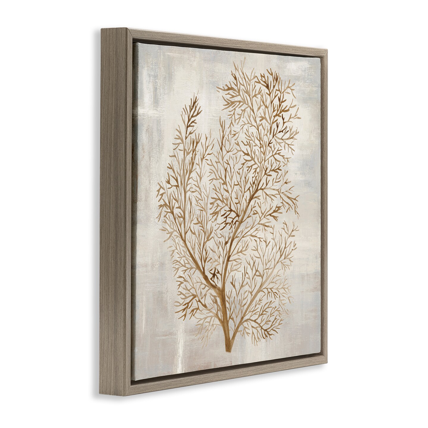 Stupell Industries Beige Tides Botanical Floating Frame, design by Hannah Dawson