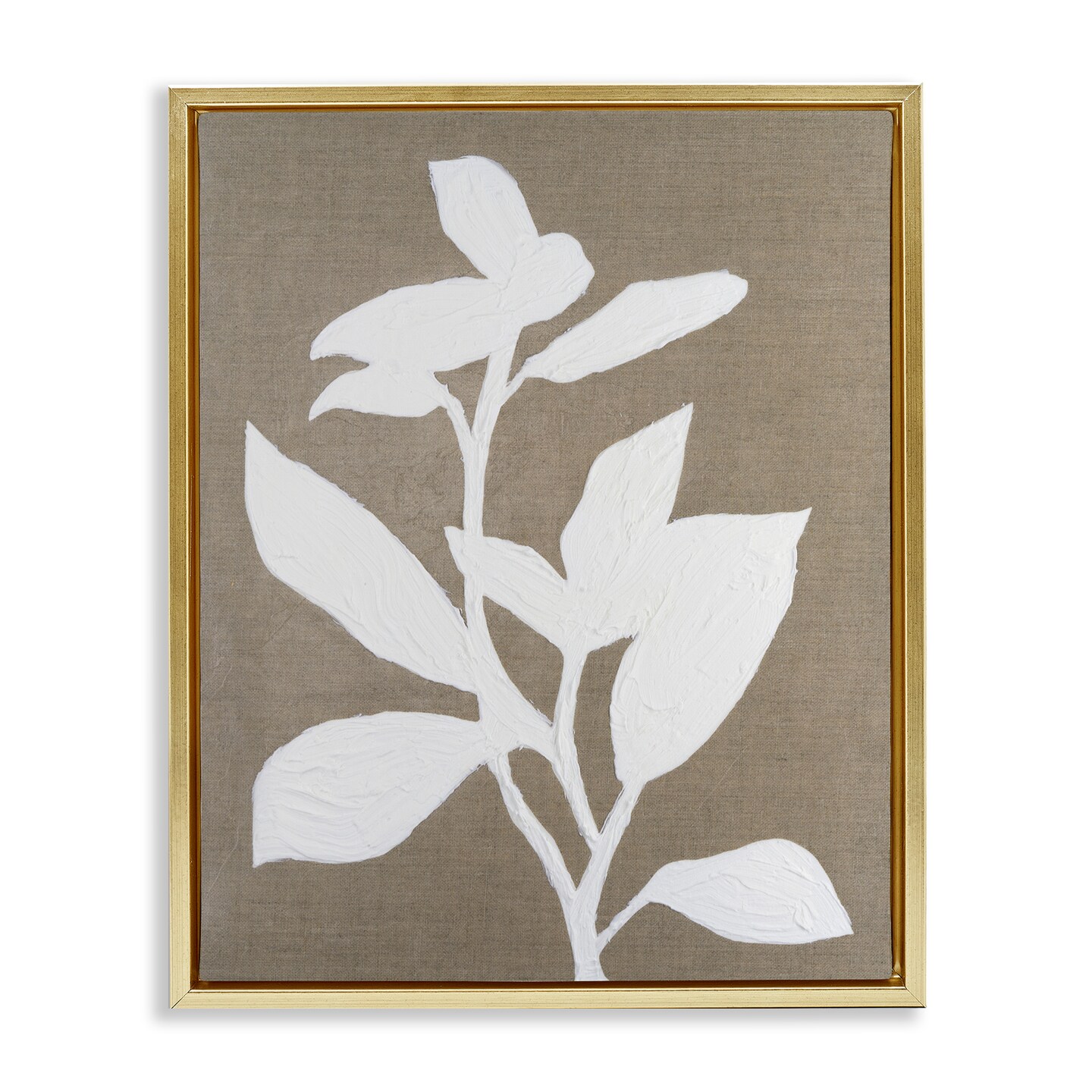 Stupell Industries Frosted Linen Floral Floating Frame, design by Vanna Lam