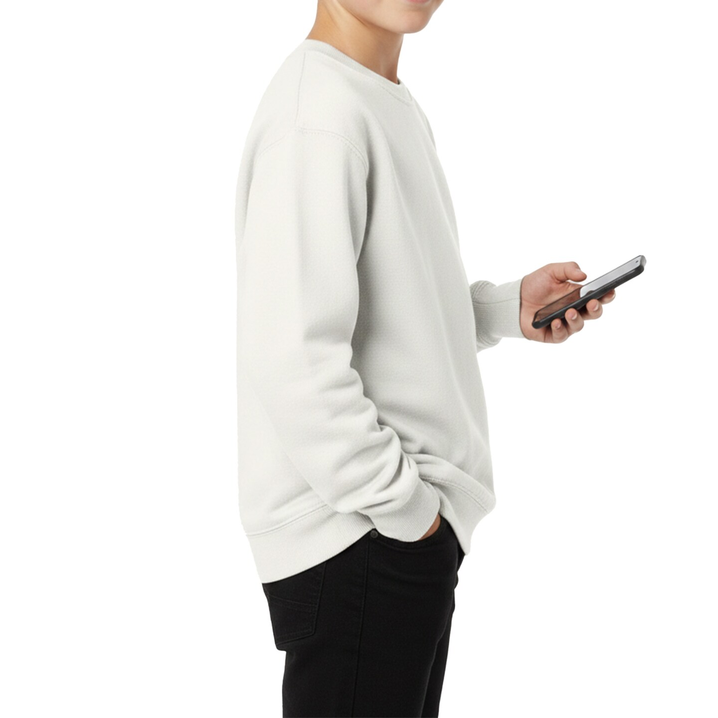 Gildan Youth Fleece Crewneck Sweatshirt, Heavy Blend 50/50 Cotton Poly, Craft & Print Ready