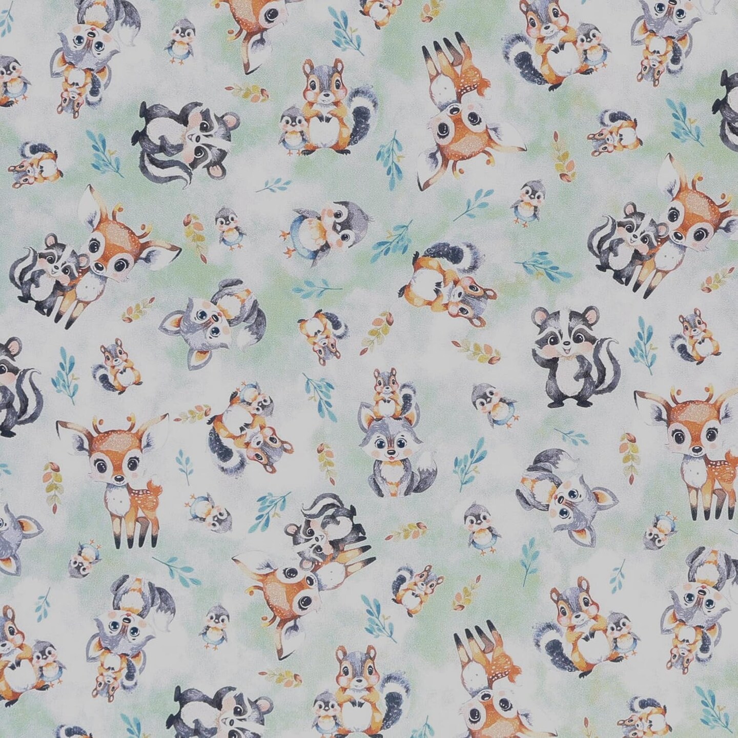 Mook Fabrics Fawn &#x26; Friends Printed PUL Fabric [60 in. Wide] - By The Yard