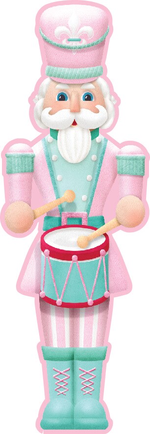 Pink Mint Green Nutcracker Sign