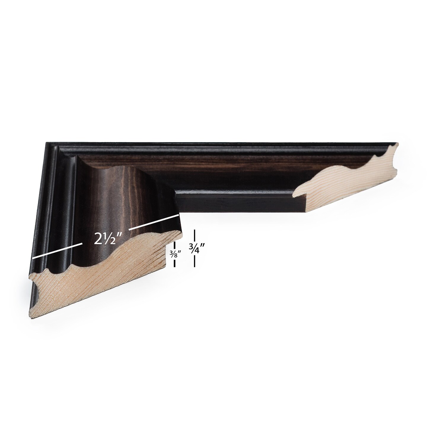 Potomac 2.5&#x22;, American Walnut Picture Frame by wallsthatspeak