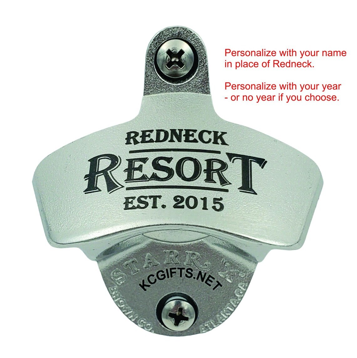 Personalized Bottle Opener - Stainless Steel - Outdoor Durable - Home Bar - Patio Decor - Game Room - Beer - Beer Opener