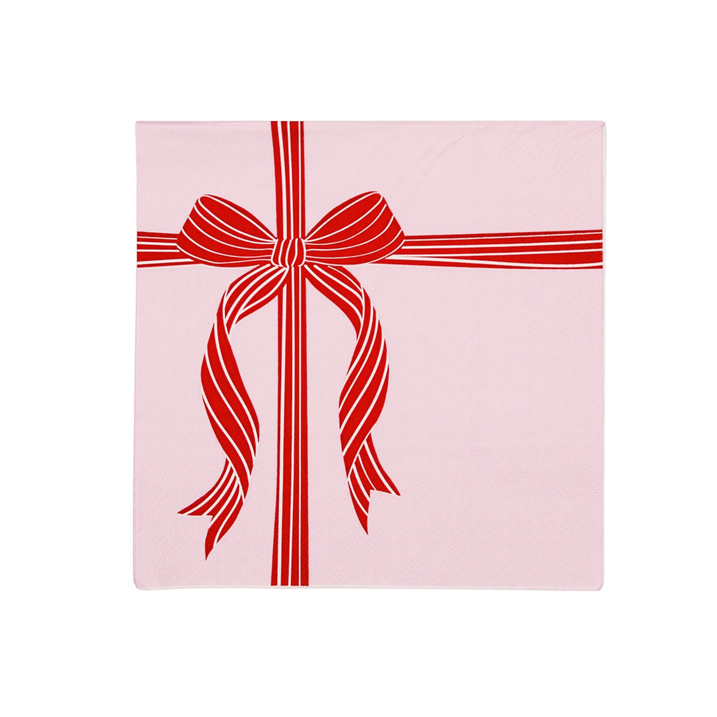 RED &#x26; PINK PRESENT LARGE NAPKINS