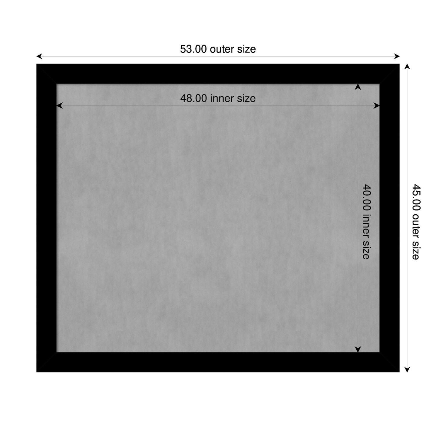 Basic Wood Framed Magnetic Board