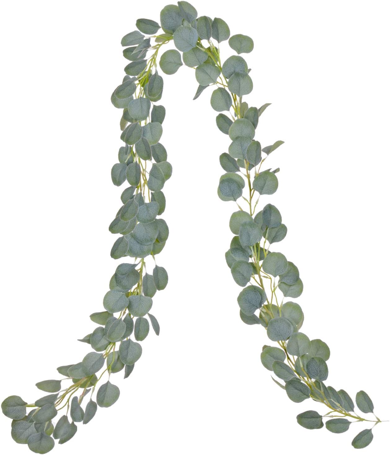 Handmade Faux Silk Eucalyptus Garland – Artificial Greenery Vines for Wedding, Backdrop, Arch, Wall, and Home Decor