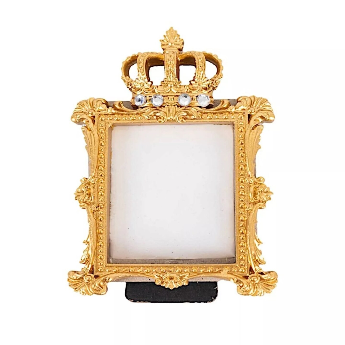 Gold 4 Square 3.5" Royal Crown Picture Frames Wedding Favors Party Decorations