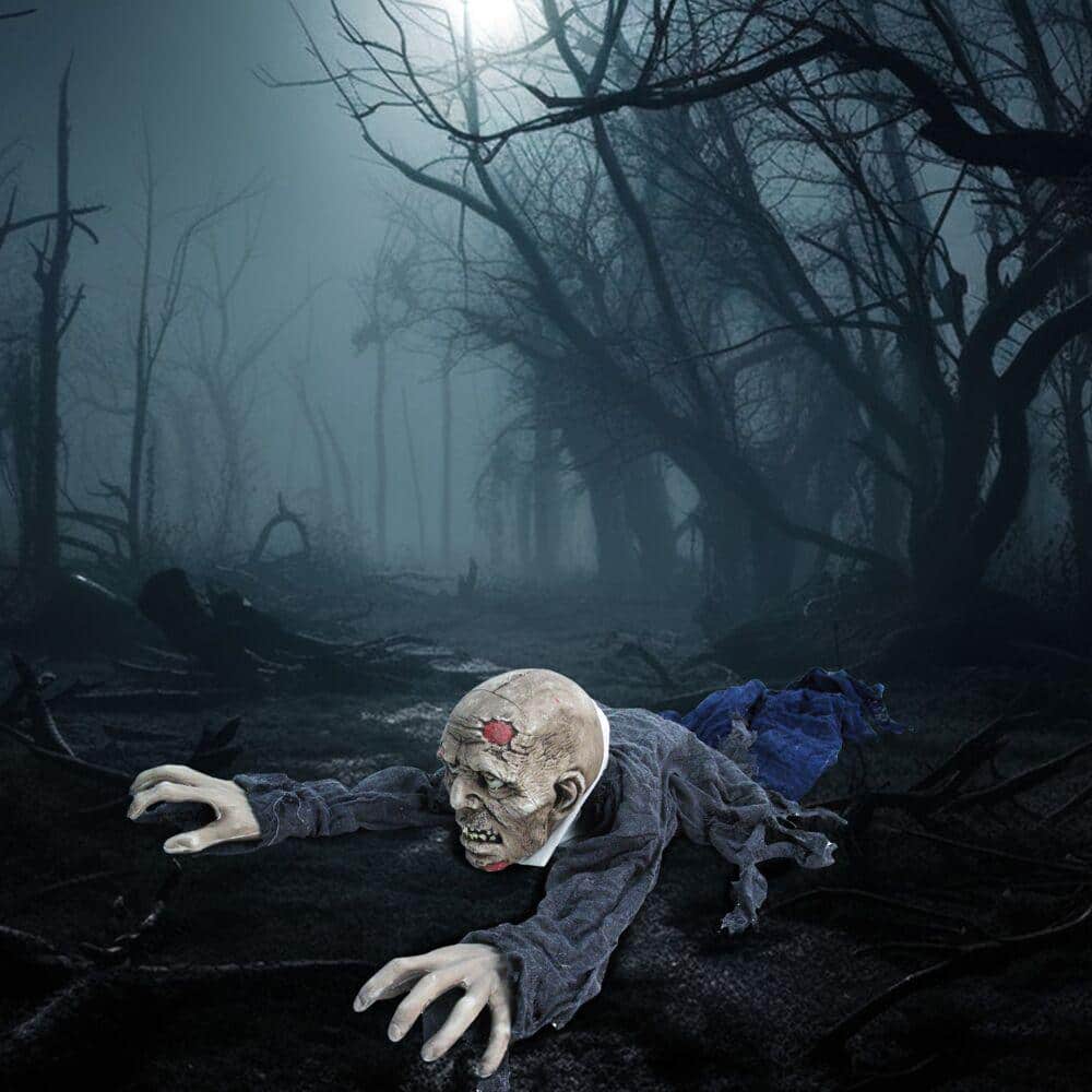 Halloween 7 Inch Touch Activated Animatronic Zombie