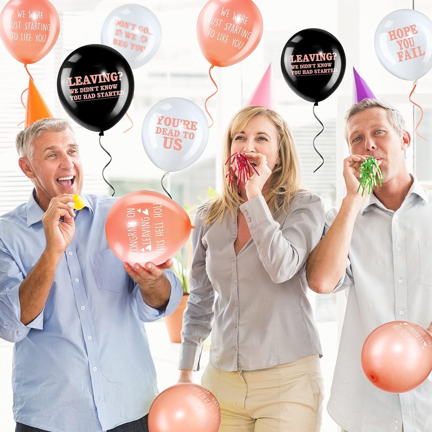 Funny Coworker Going Away Last Day Office Party Balloons