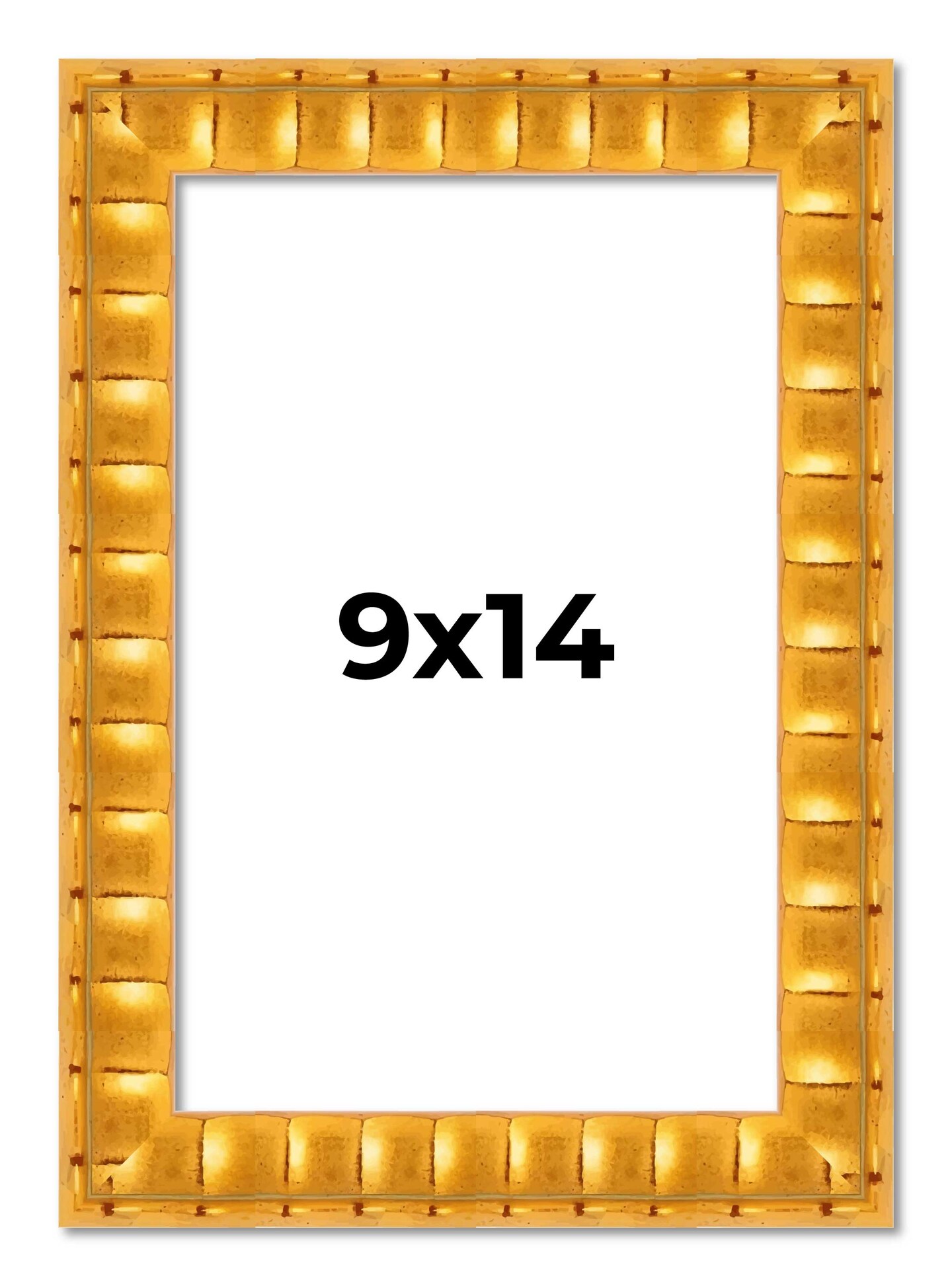 9x14 Bamboo Picture Frame with UV-Resistant Acrylic &#x26; Acid Free Backing, Available in  4 Finishes - Brown, Black, Gold, and Natural
