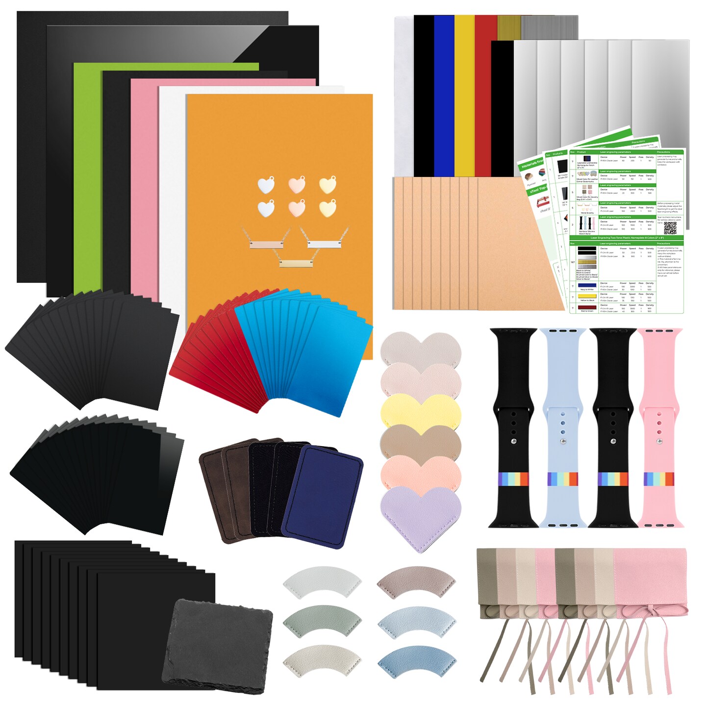 xTool F1 Laser Material Kit (137pcs)