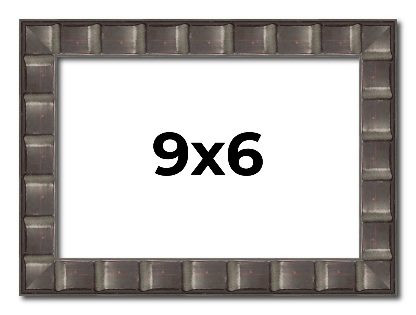 Photo Size Deco Black Picture Frame - UV Acrylic, Foam Board Backing, Hanging Hardware