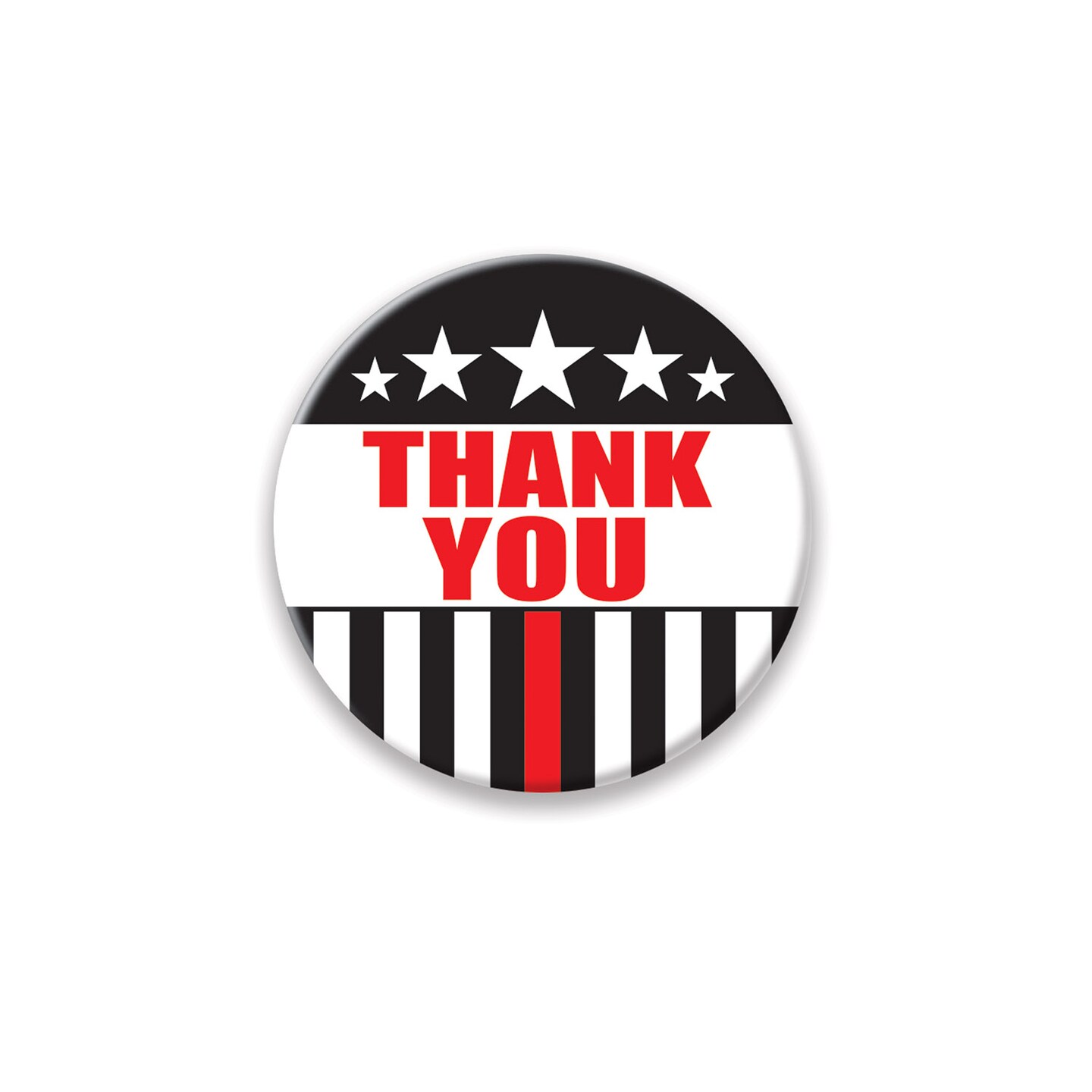 Beistle 2in. Thank You Firefighters Button - 6 Pack