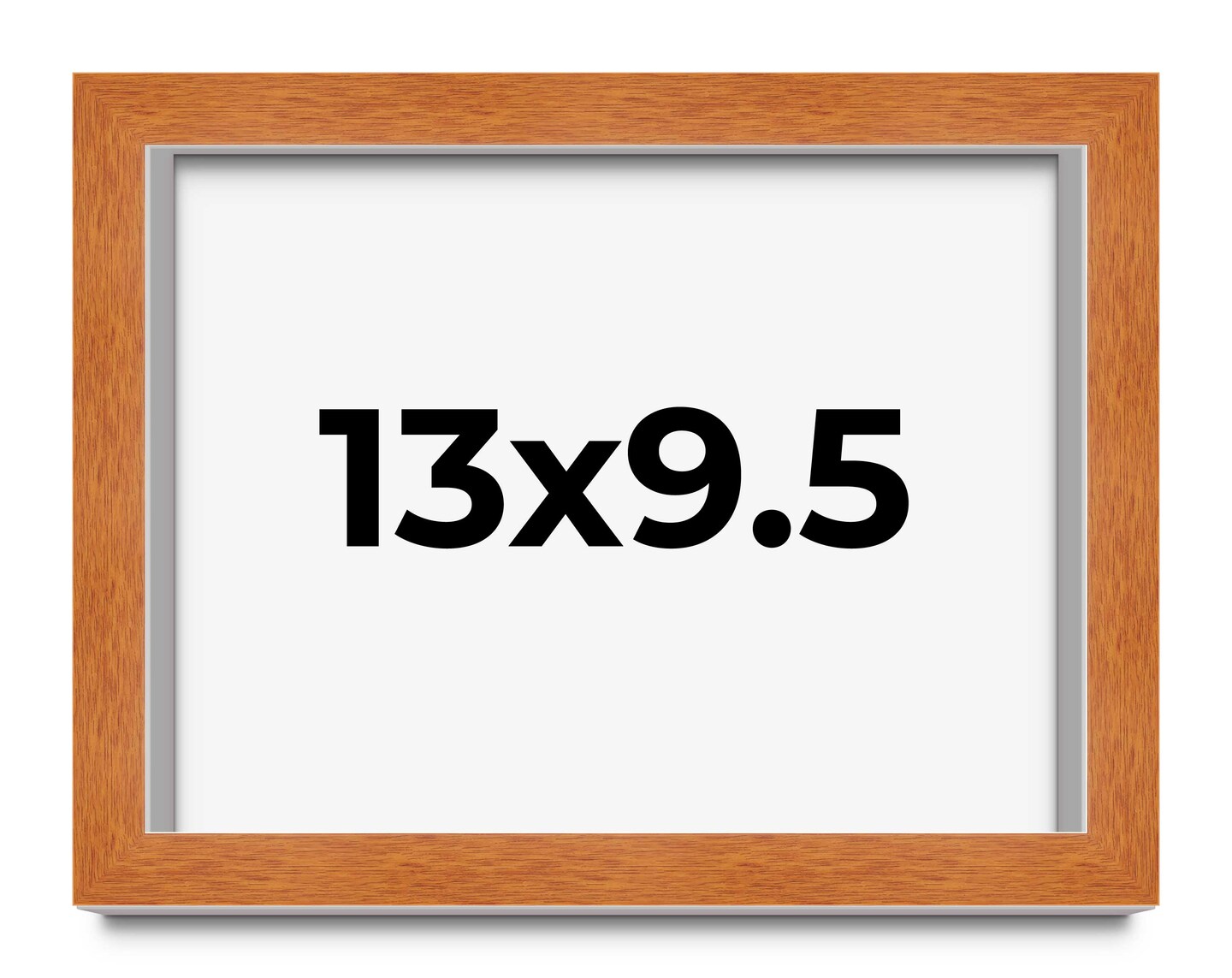 9.5x13 Classic Picture Frame with UV-Resistant Acrylic &#x26; Acid Free Backing, Available in 4 Finishes - Black, Brown, Gold, and Silver