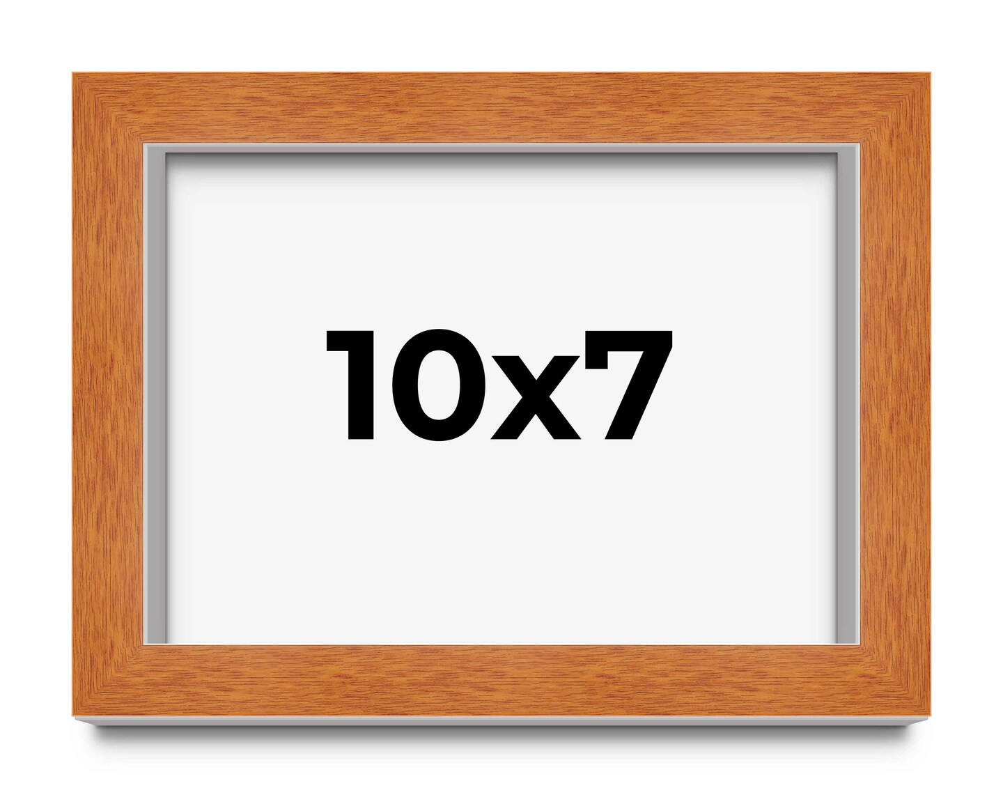 7x10 Classic Picture Frame with UV-Resistant Acrylic &#x26; Acid Free Backing, Available in 4 Finishes - Black, Brown, Gold, and Silver