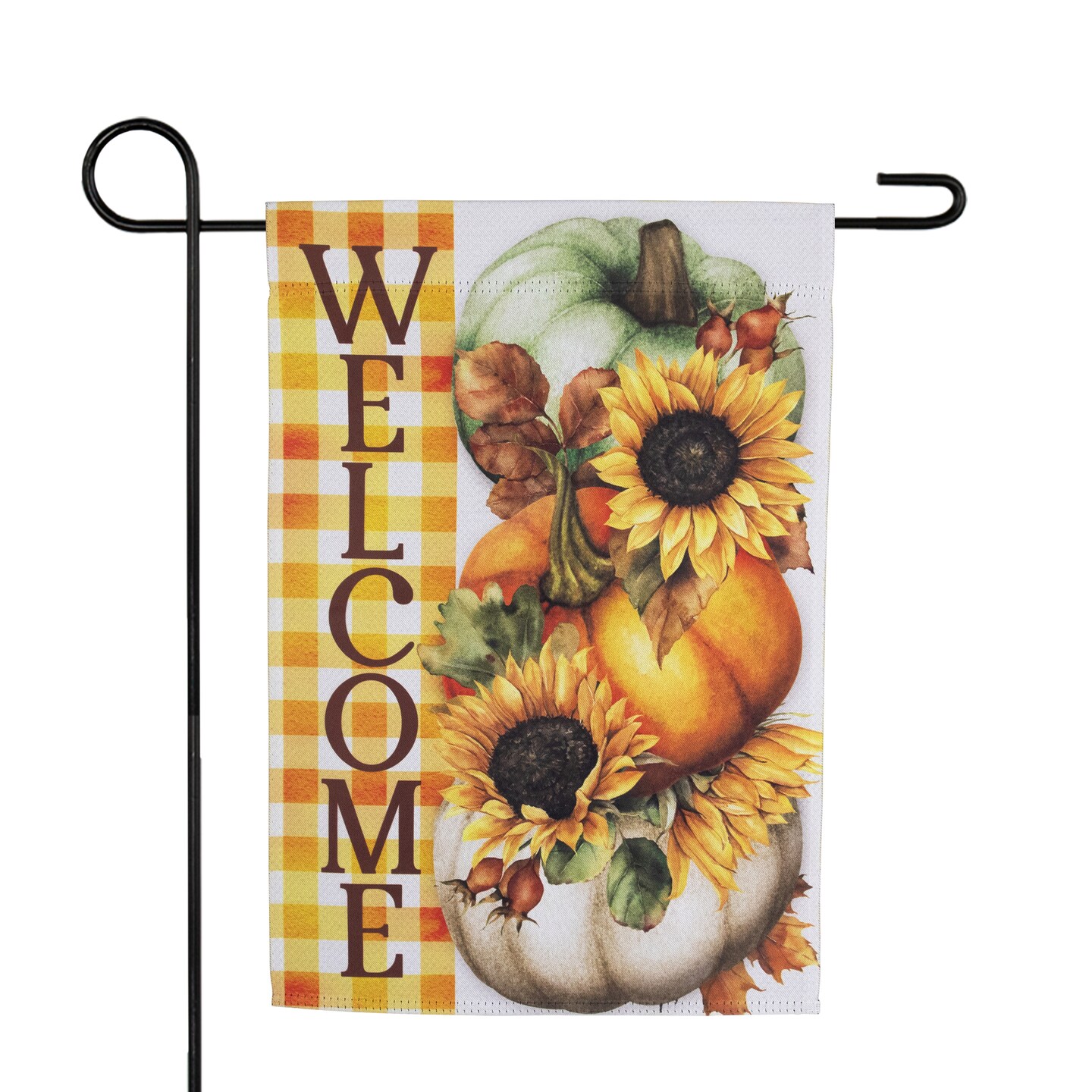 Northlight Pumpkins and Sunflowers Garden Flag - Thumbnail 2