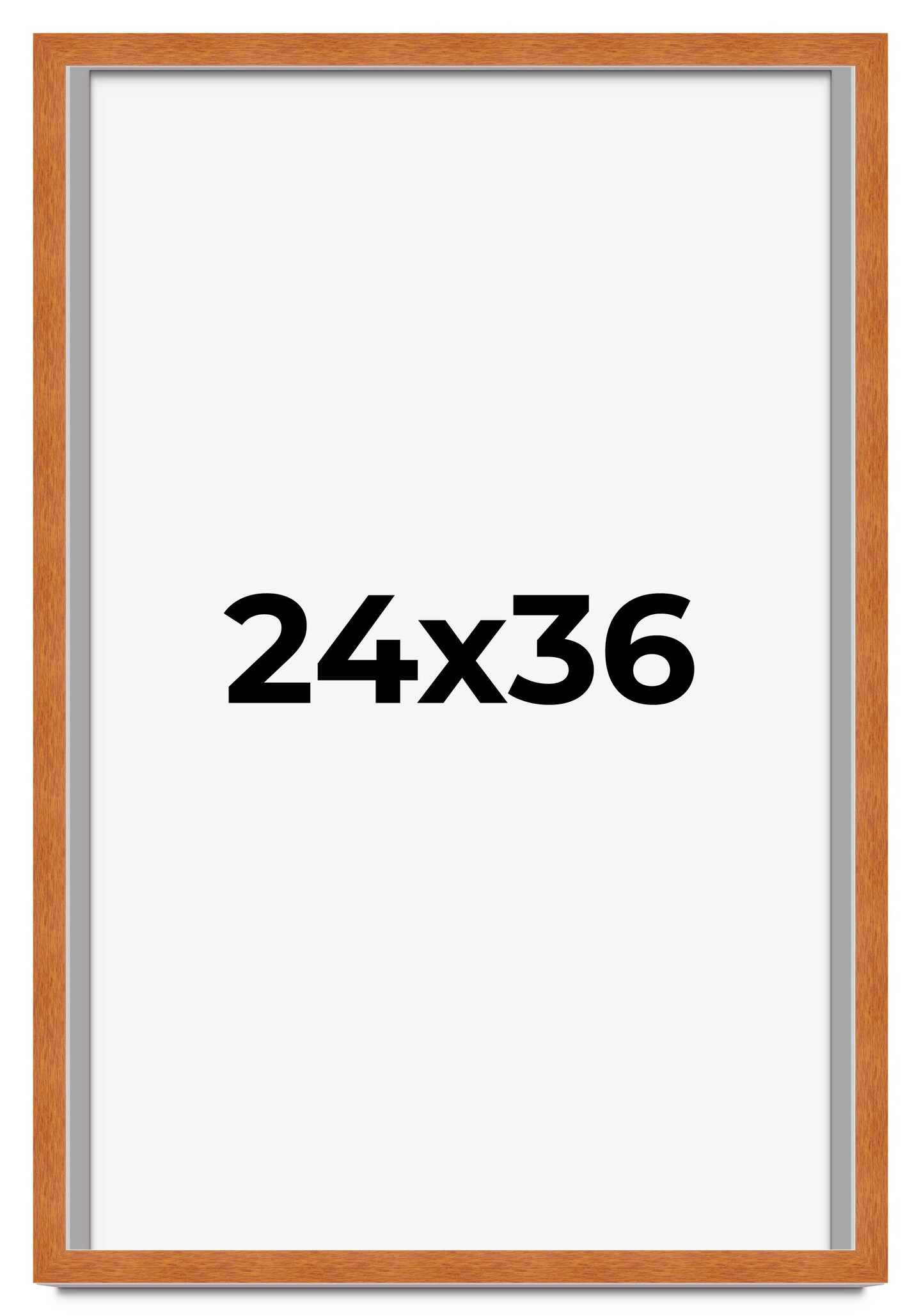 Classic Brown Picture Frame - UV Acrylic, Foam Board Backing, Hanging Hardware