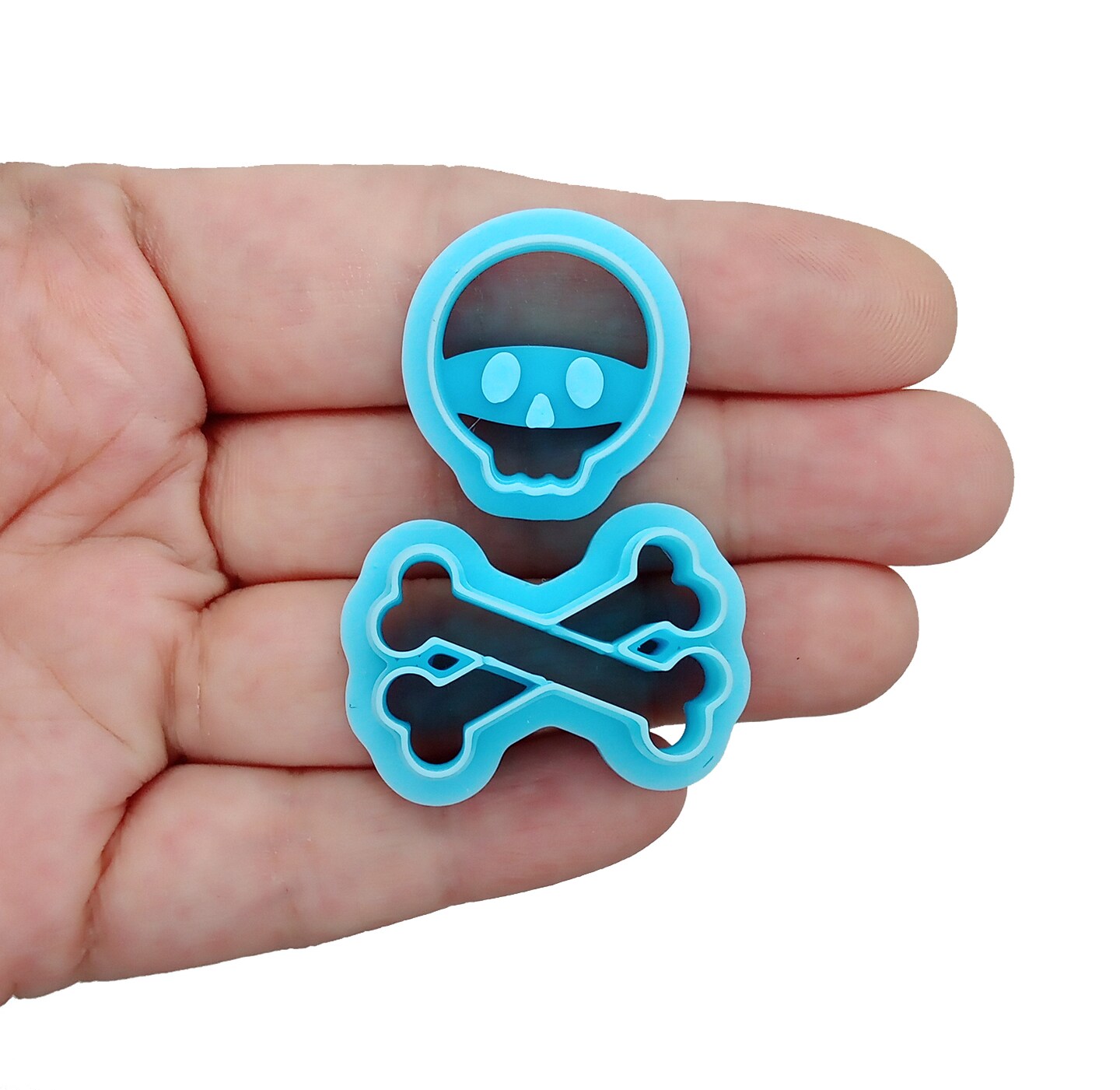 Skull & Crossbones Clay Cutter, Small Halloween Cutter Shapes, Adorabilities