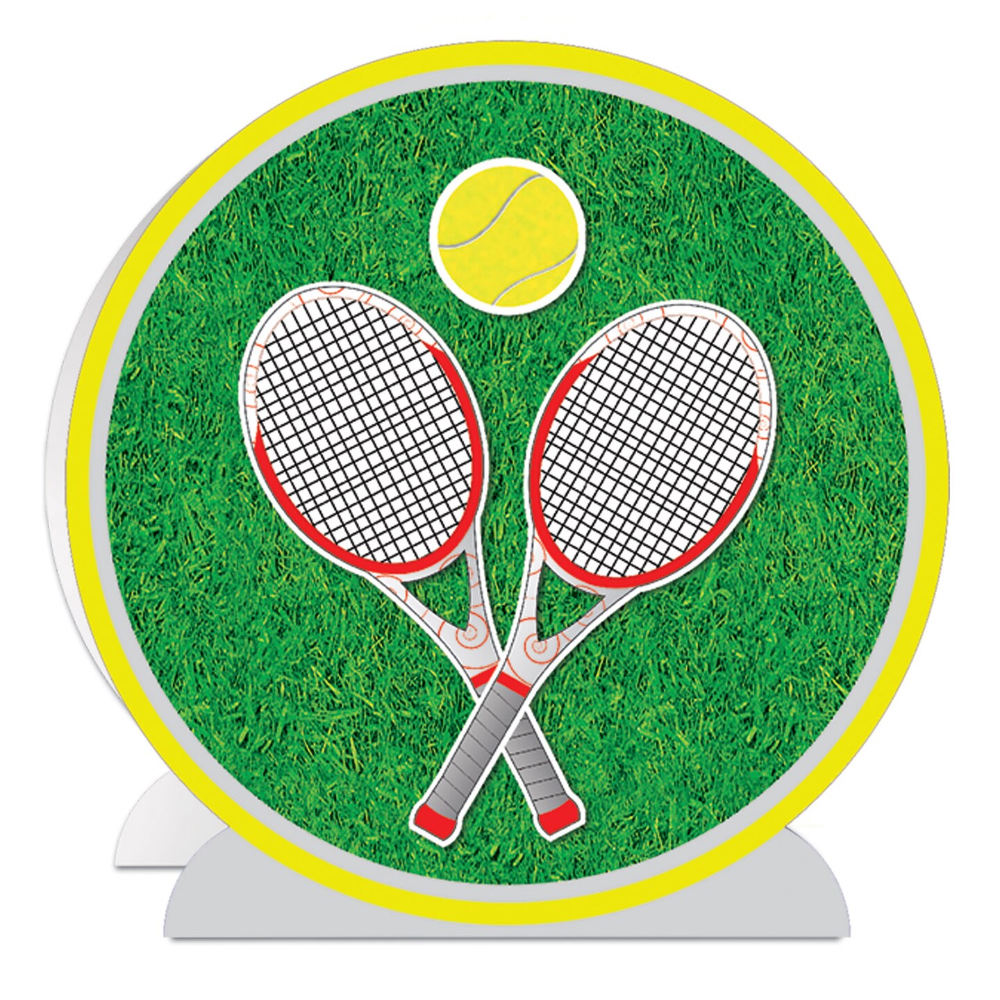 Beistle 9&#xBC;in. 3-D Tennis Centerpiece - 12 Pack