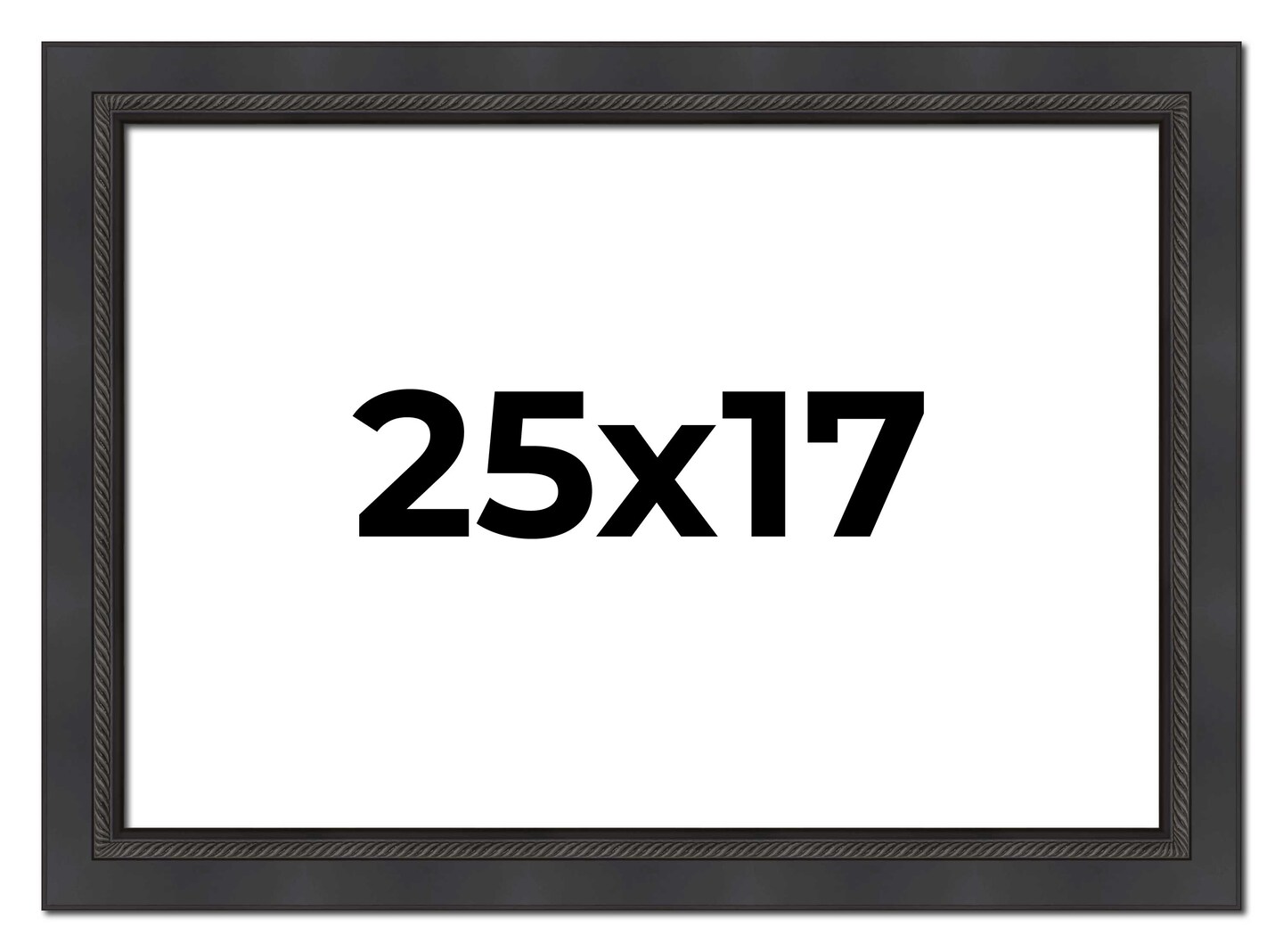 Traditional Black Picture Frame - UV Acrylic, Backing Board