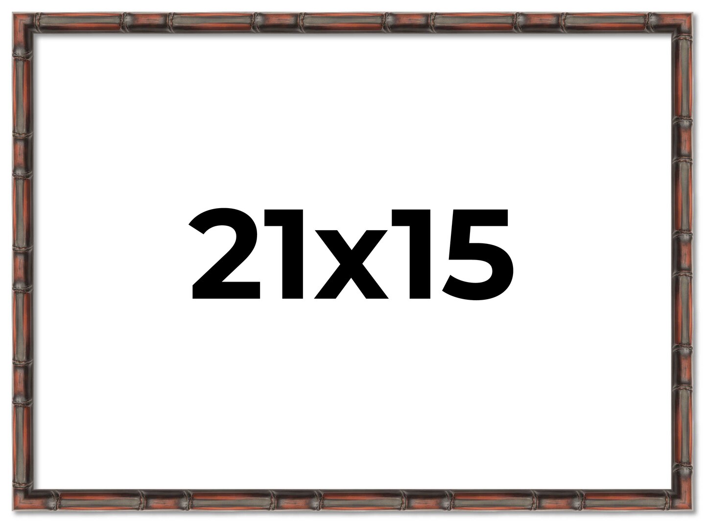 21x15 Bamboo Picture Frame with UV-Resistant Acrylic & Acid Free