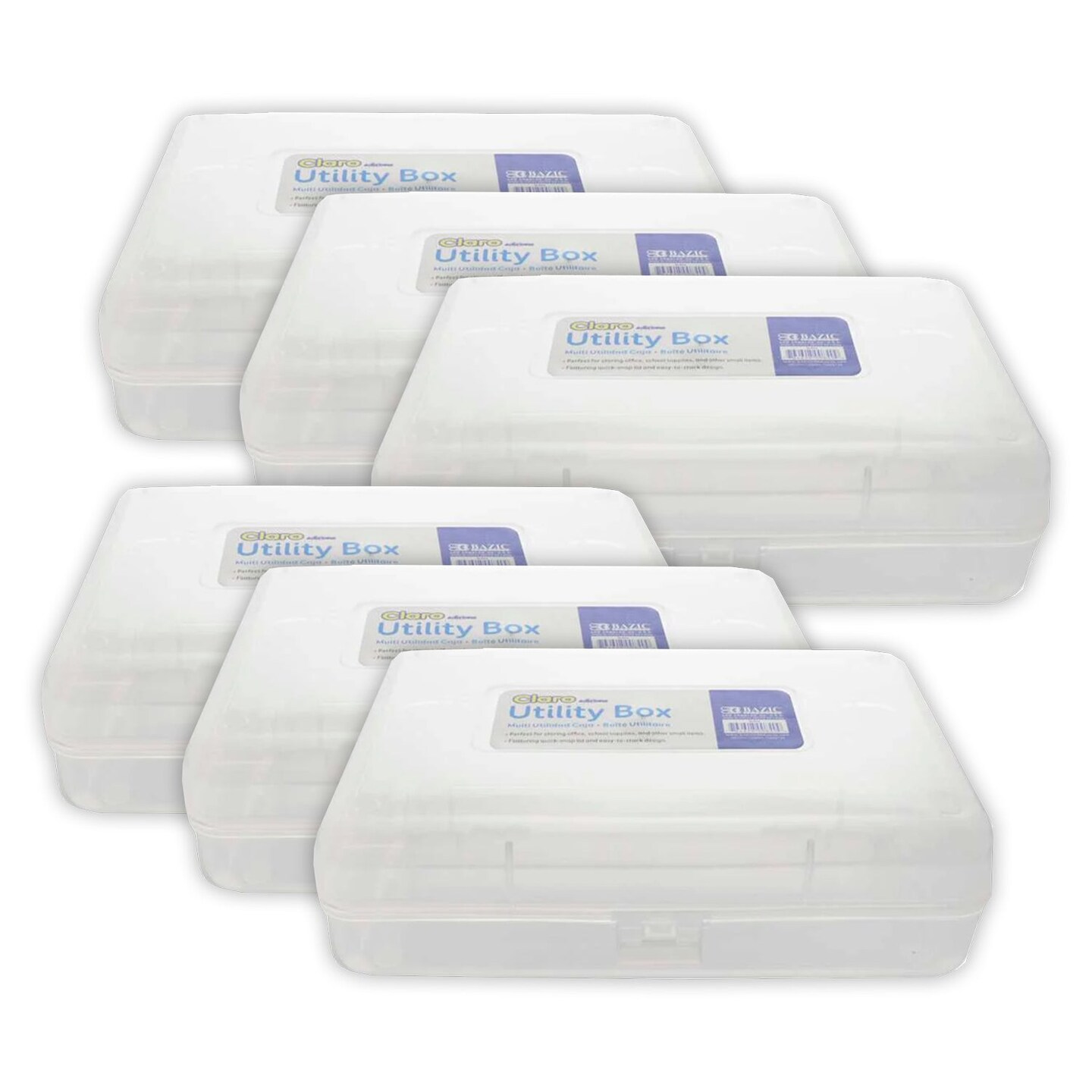 Clear Multipurpose Utility Box, Pack of 6 | Michaels