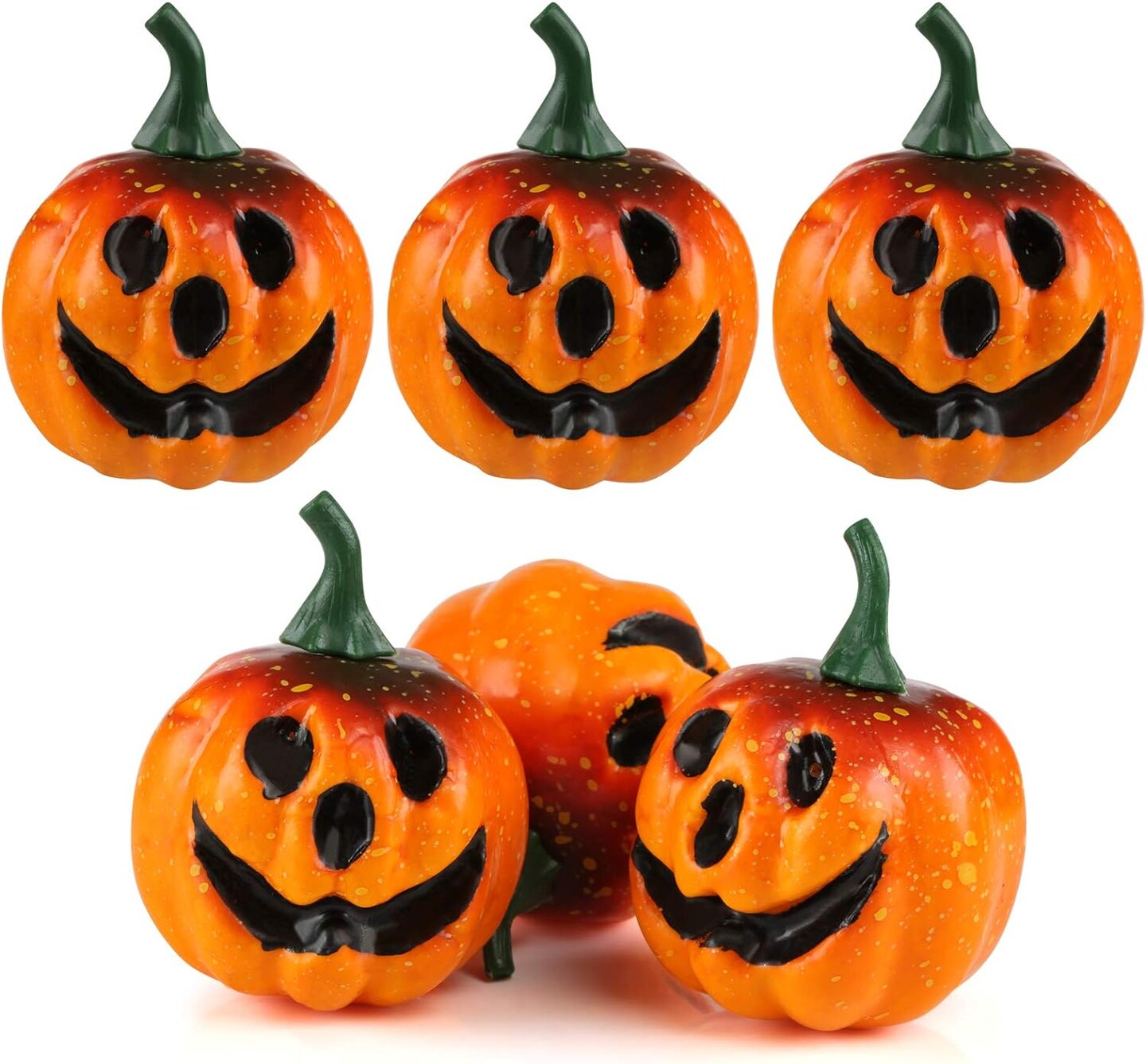 Mini Fake Pumpkins for Halloween Home Decor