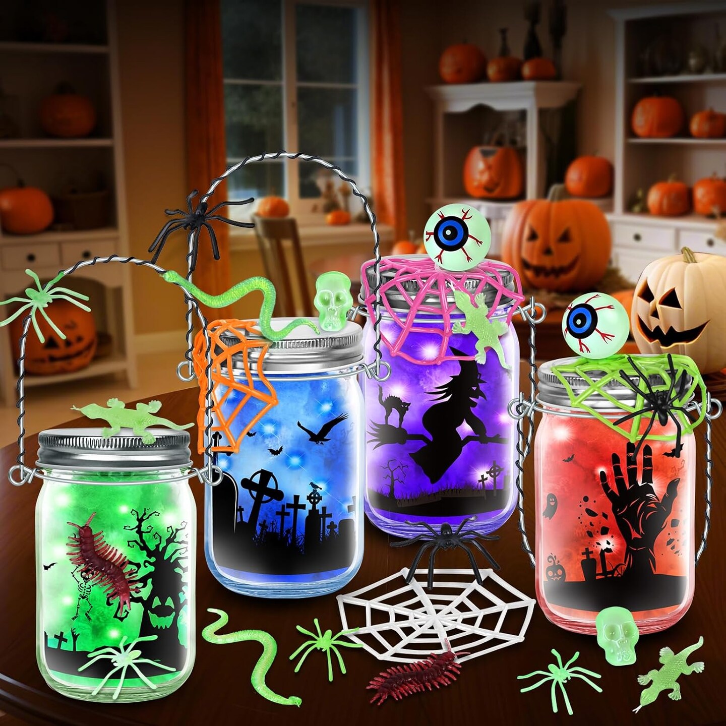 4Pack Halloween Crafts for Kids