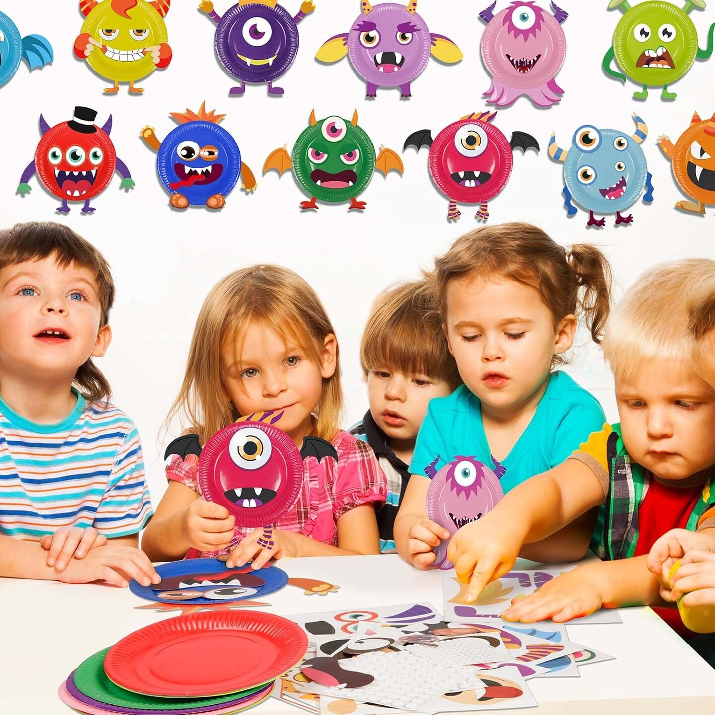 DIY Art Kit Monster Craft Gift for 4