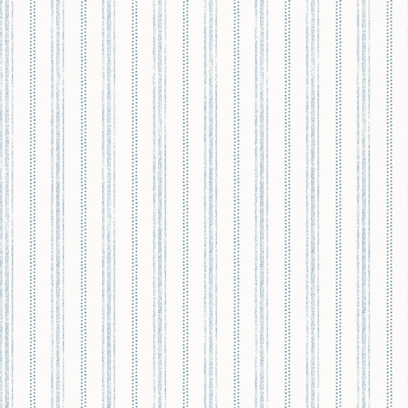 Tempaper Nautical Stripe Peel and Stick Wallpaper Blue/White