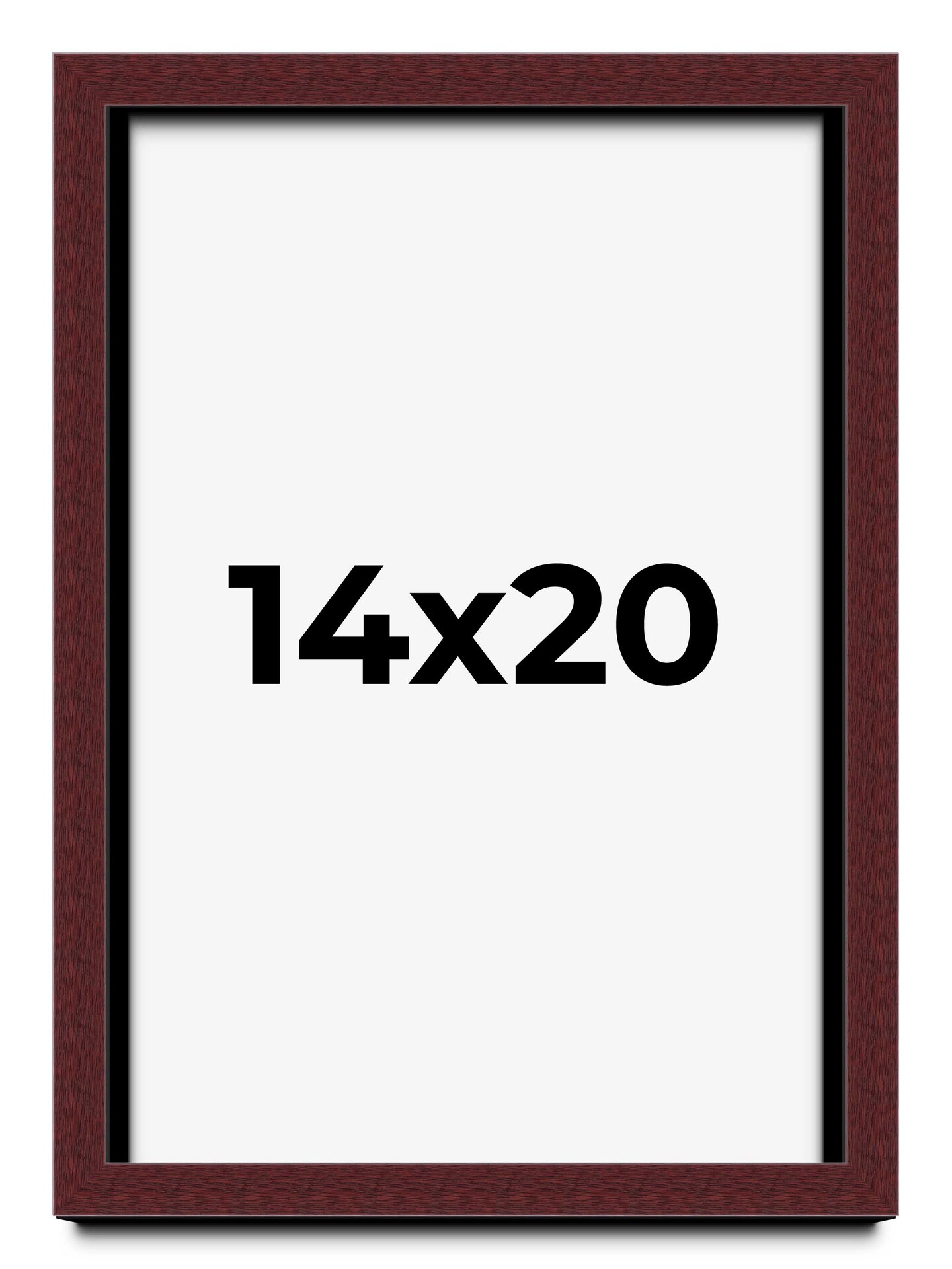 14x20 Shadow Box 1.5&#x22; Depth Picture Frame with UV-Resistant Acrylic &#x26; Acid Free Backing, Available in 5 Finishes - Black, Brown, Gold, Silver, White