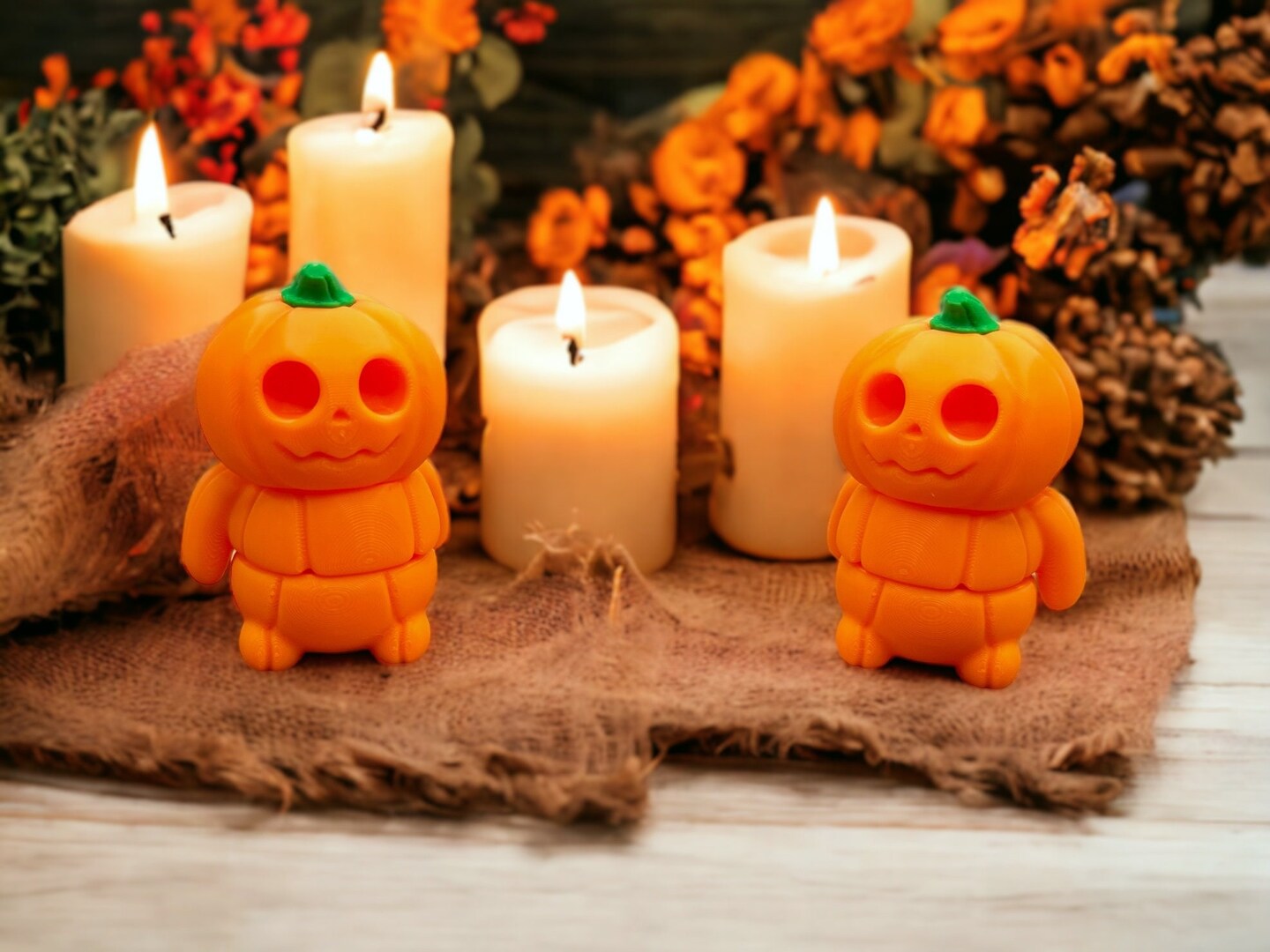 12 Pièces Mini-Citrouille Décorations d'automne pour La Maison Action De Grâces d'halloween Décor De Noël Mini Citrouille Artificielle Fausse Citrouille Décorative Récompense