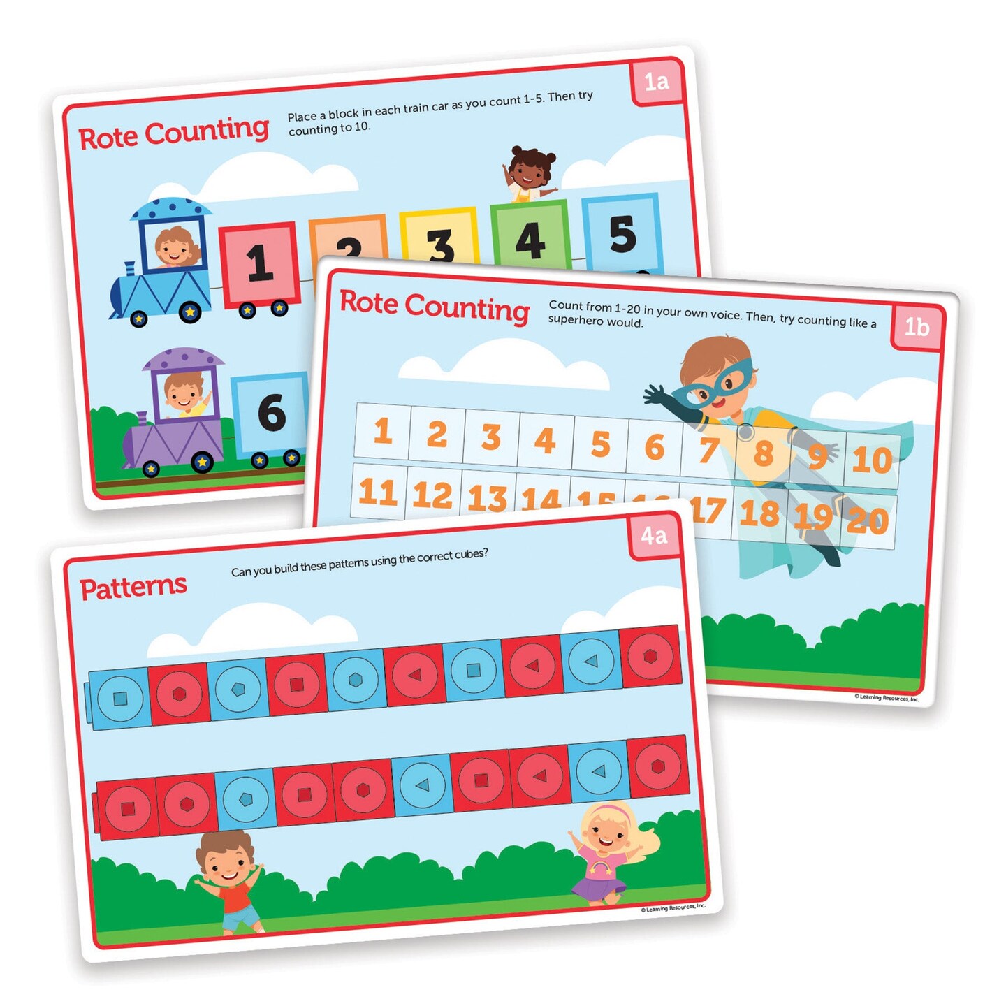 Mathlink&#xAE; Cubes Preschool Math Activity Set