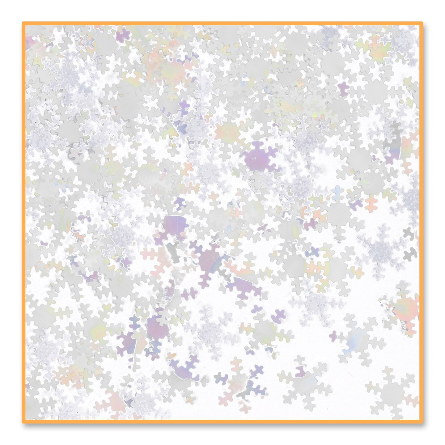 Beistle Iridescent Snowflakes Confetti - 6 Pack