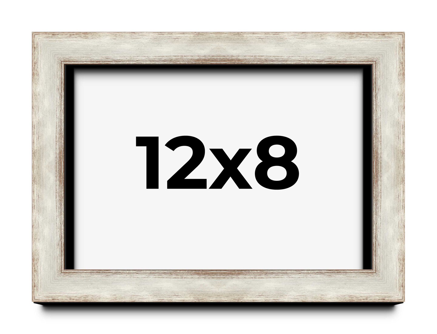 8x12 Modern Shadow Box 1.5" Depth Picture Frame with UV-Resistant Acrylic & Acid Free Backing, Available in 3 Finishes - Black, Silver, White