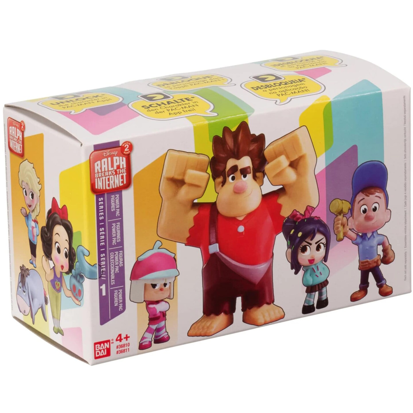 Bandai America - Wreck it Ralph 2 Power Pack Mini Figures 2 Pack, Series 1 Blind Pack