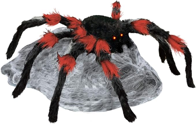 Spider Animatronic | Halloween D&#xE9;cor | Horror D&#xE9;cor | 21 Inches | Moving Prop