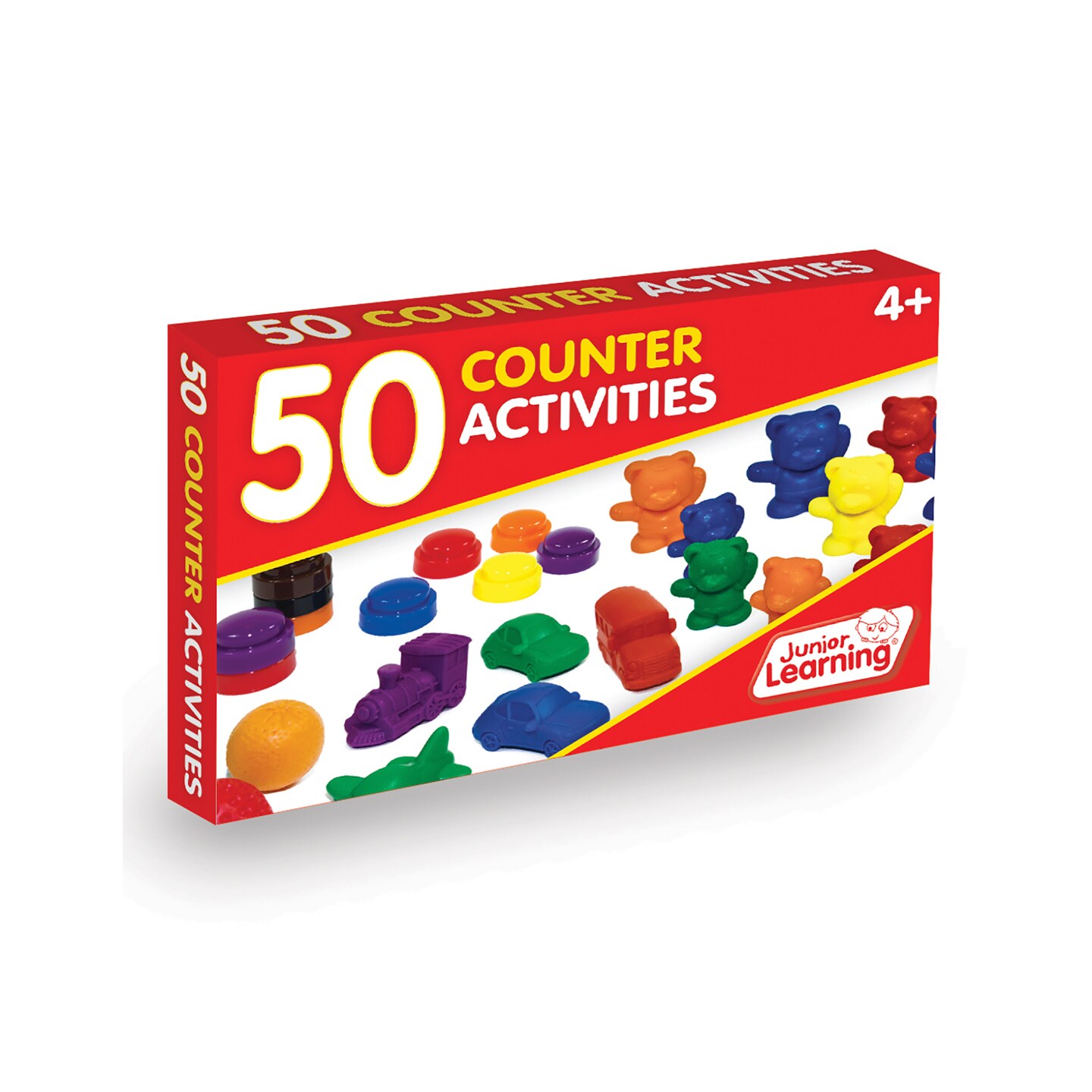 50 Counter Activities Junior Learning for Ages 4-6+ Kindergarten Grade 1 Learning, Math Counting, Perfect for Home School, Educational Resources