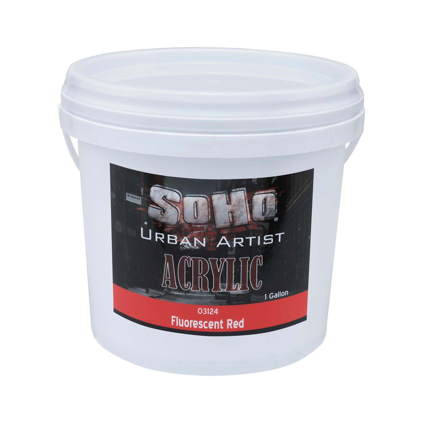 SoHo Urban Artist Heavy Body Acrylic Paint - 1 Gallon - Thick, Rich Color, Excellent Coverage, Professional Quality - Artists Acrylic Paint