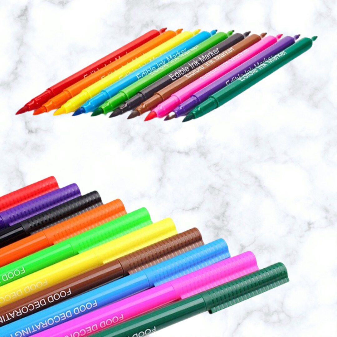Edible Double Sided Food Pens &#x2013; 10 Pens Kit